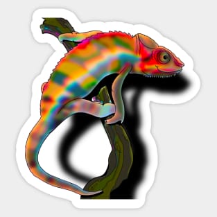 Panther chameleon Sticker